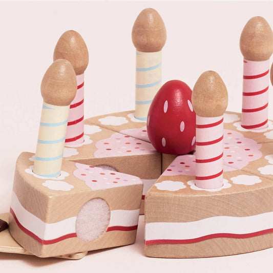 Sliceable Birthday Cake & Candles by Le Toy Van
