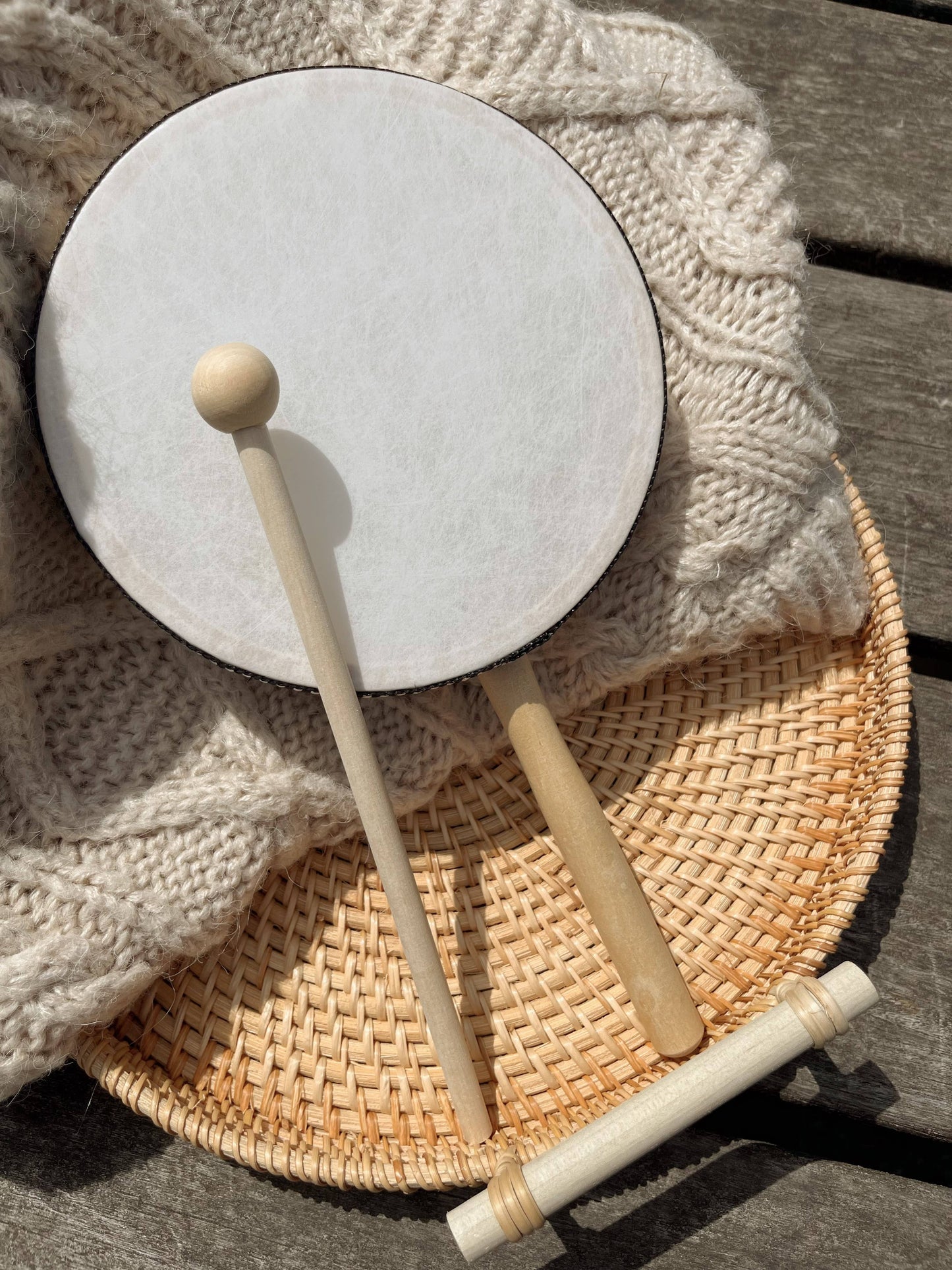 Kids Wooden Hand Drum