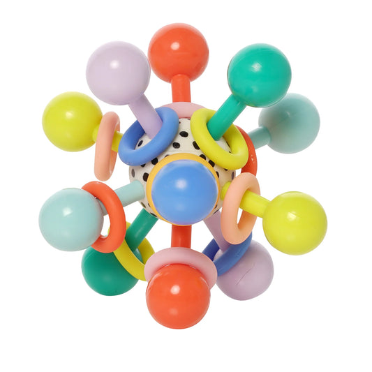 Atom Colorpop Rattle and Teether Sensory Toy