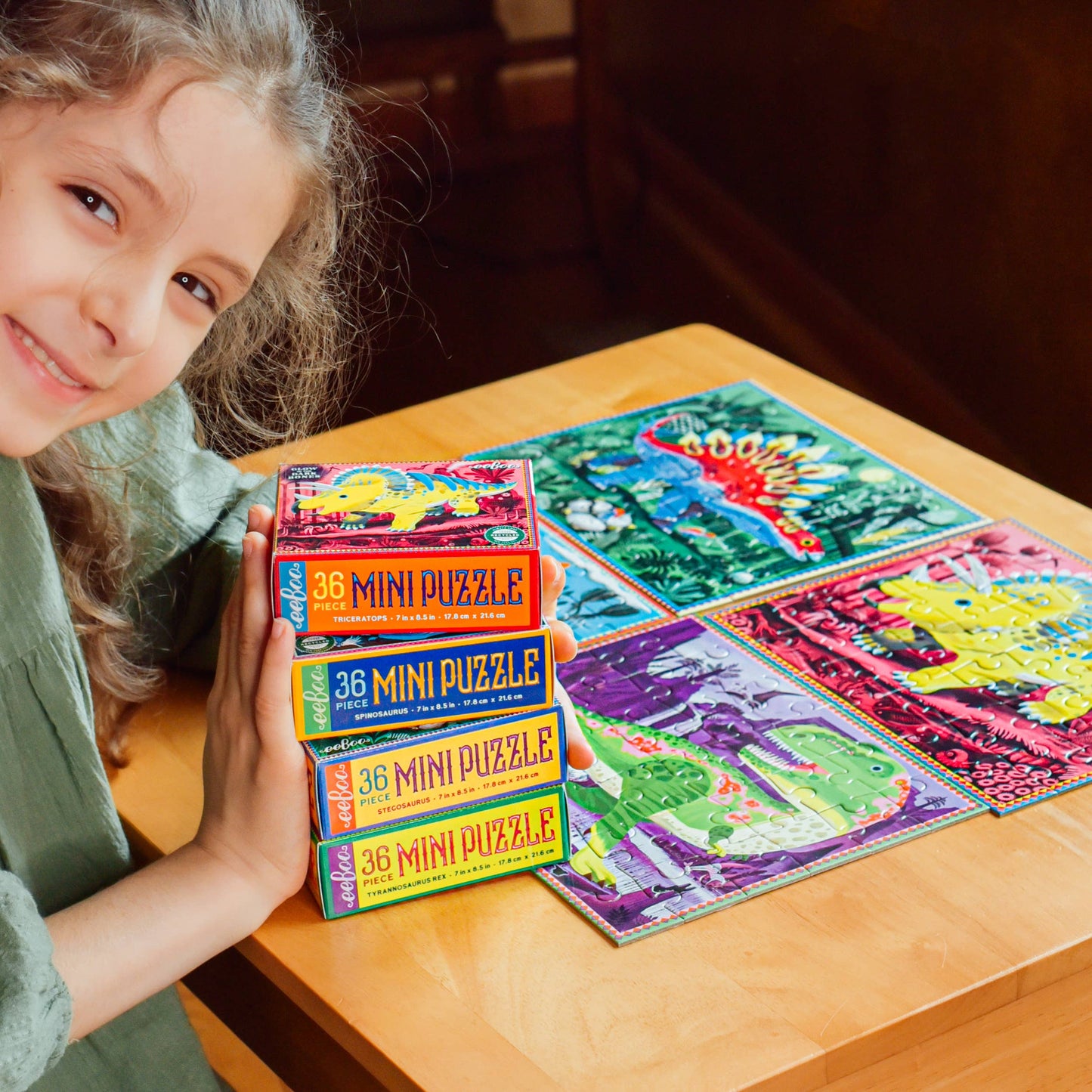Glow in the Dark Dino Mini Puzzle