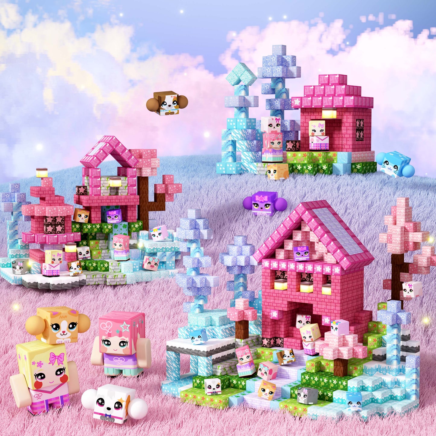 Magical Universe Magnetic Building Blocks - 200 Piece Set