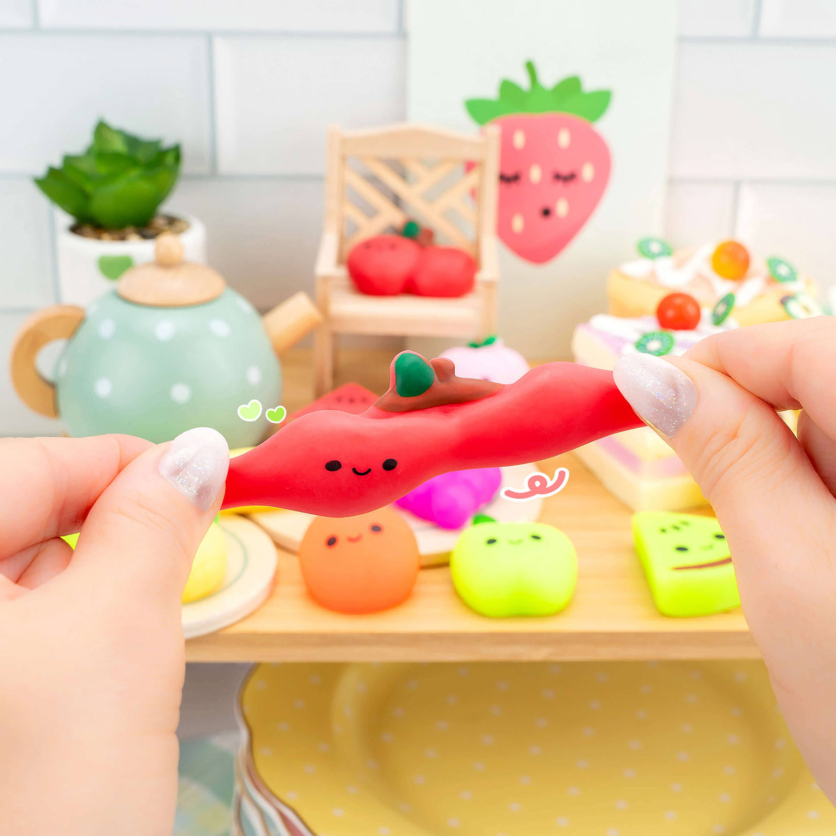 Fruit Mochi Mini Squishy