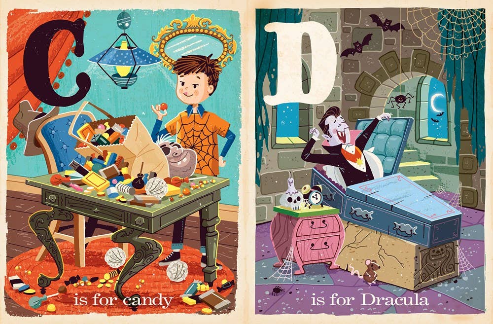 B is for Boo: A Halloween Alphabet Board Book