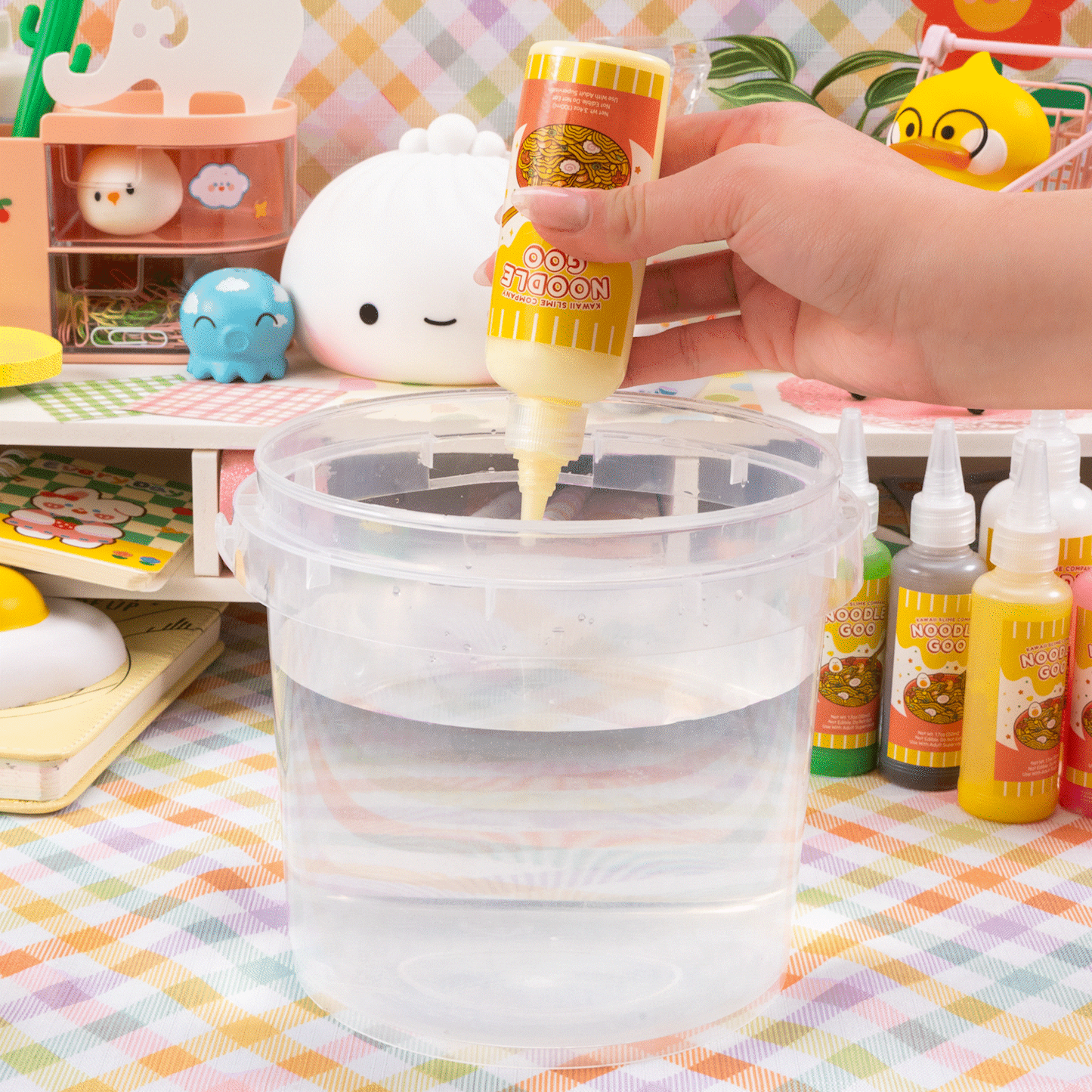 Instant Ramen Noodles Slime Science Kit by Kawaii Slime Company