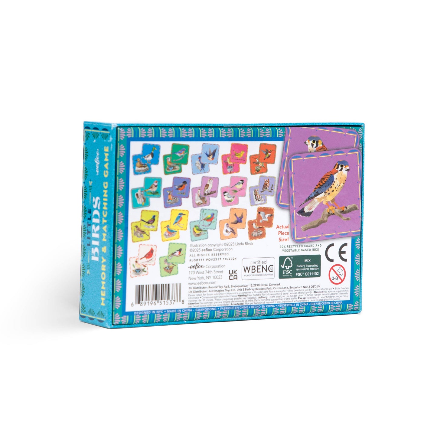 Birds Little Memory & Matching Game by Eeboo