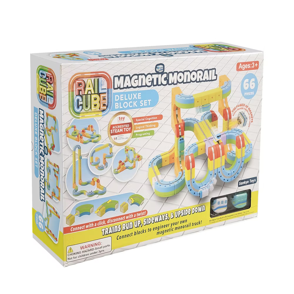 Rail Cube Magnetic Monorail Deluxe Set