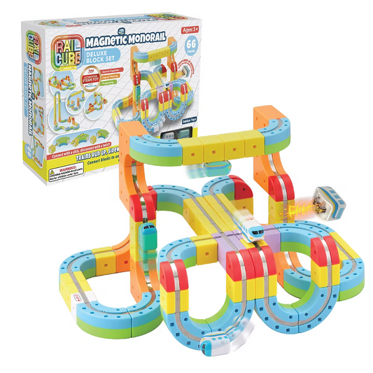 Rail Cube Magnetic Monorail Deluxe Set