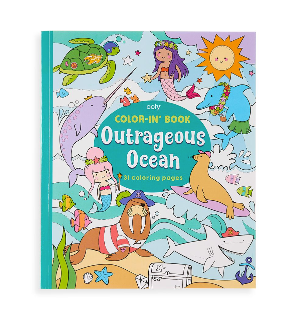 Color-in' Book: Outrageous Ocean Coloring Book