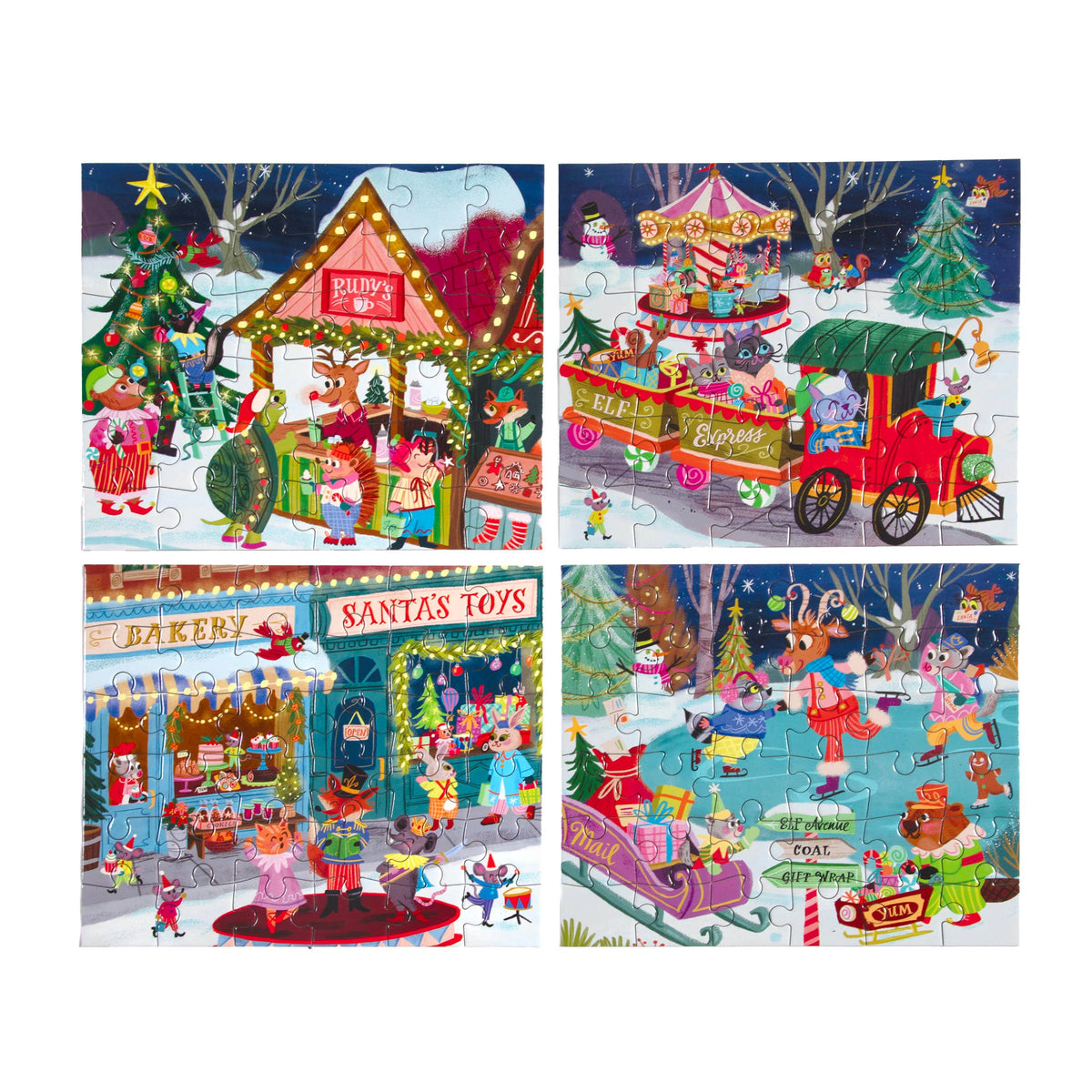 Christmas Village 36 Piece Mini Puzzle (Assorted)