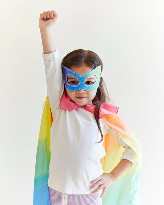 Silk Rainbow Cape by Sarah's Silks