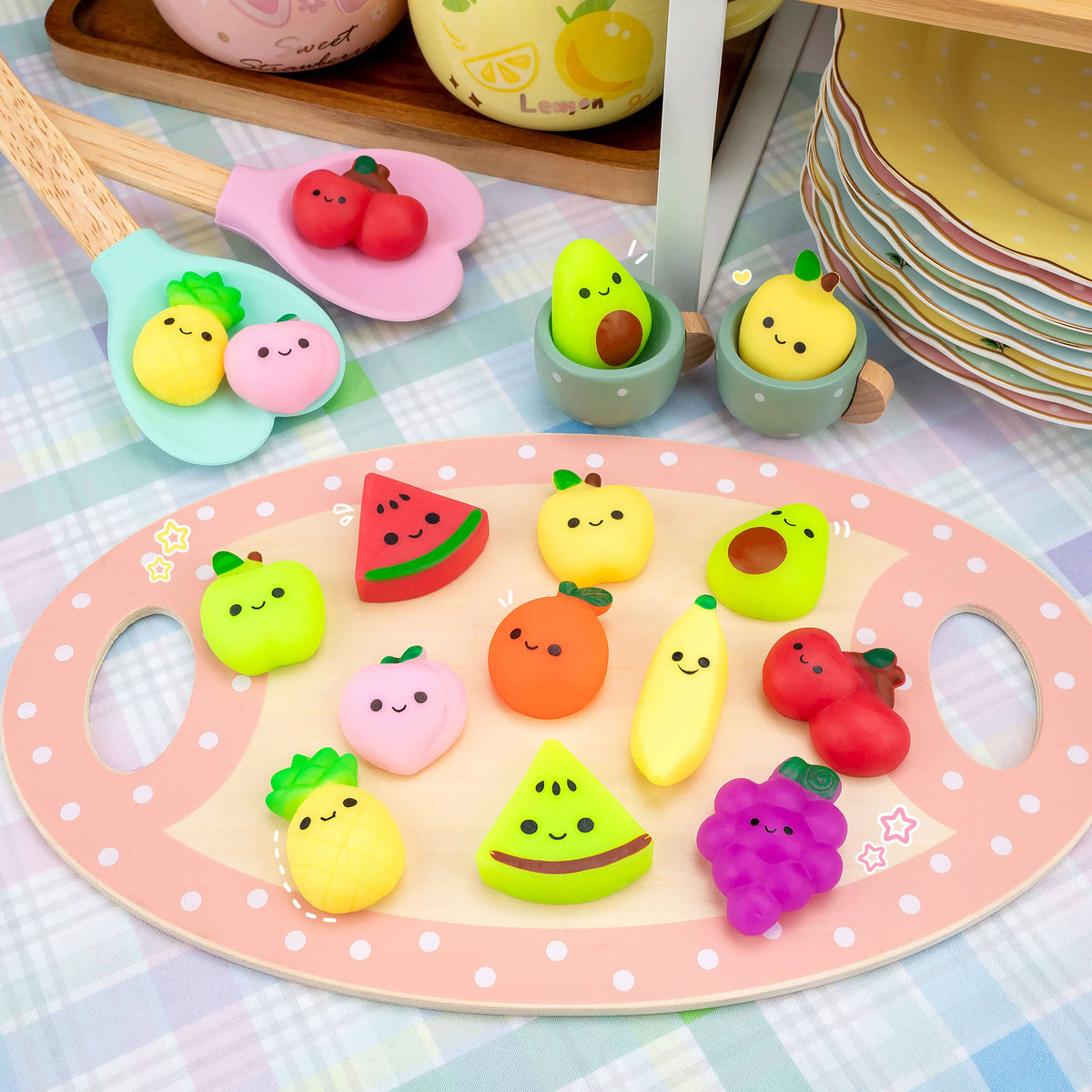 Fruit Mochi Mini Squishy