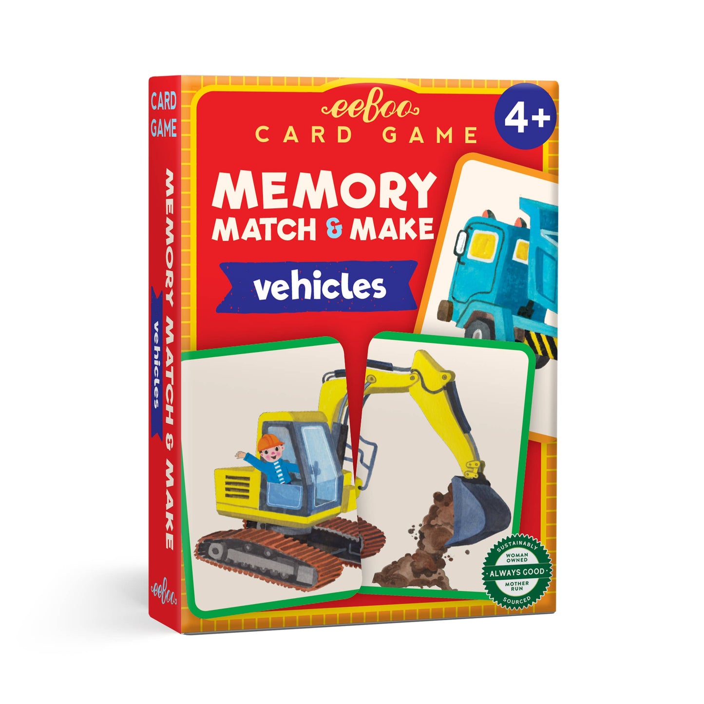Vehicles Memory Match & Make Card Game
