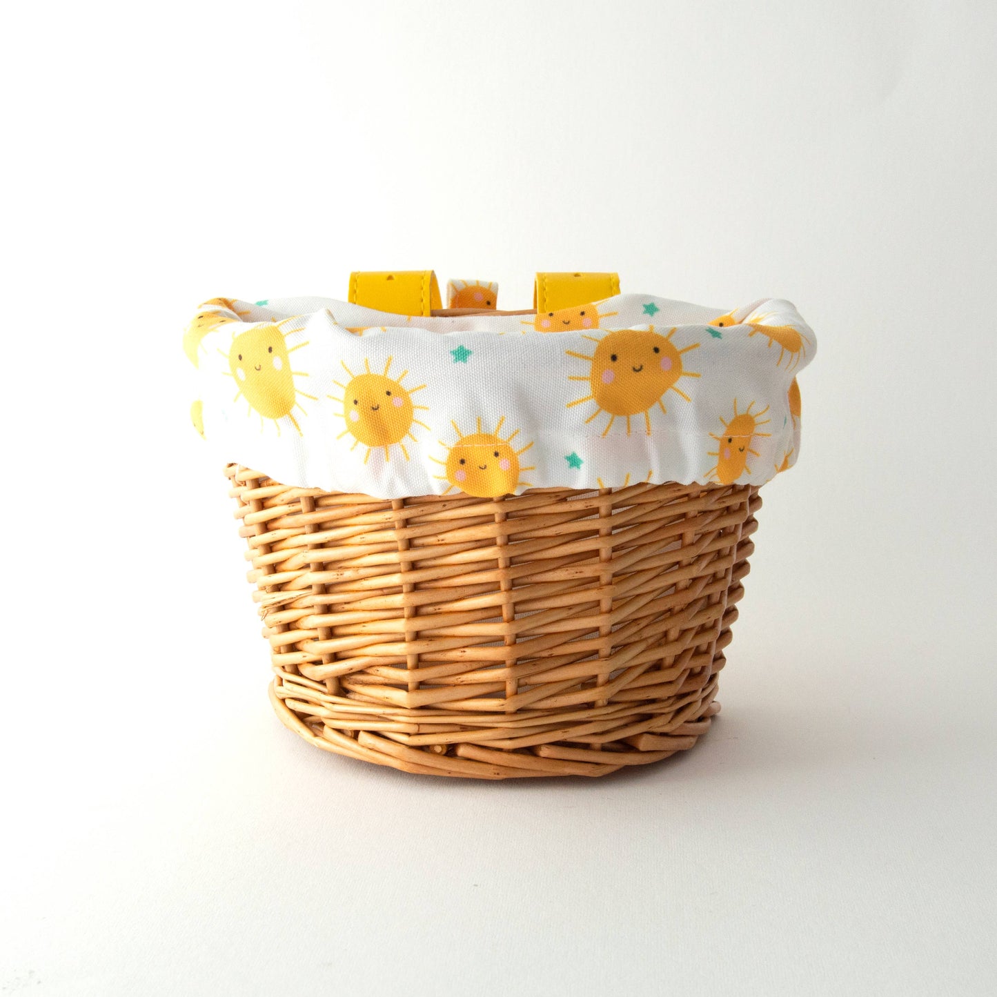 Kids Wicker Basket with Sunshine Liner