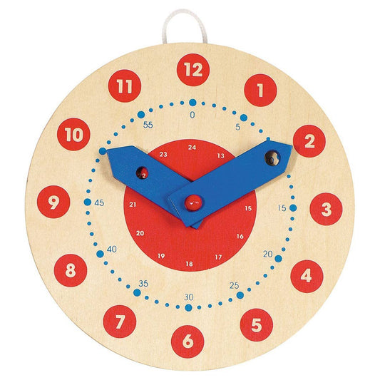 Wooden Clock - Learn to Tell Time