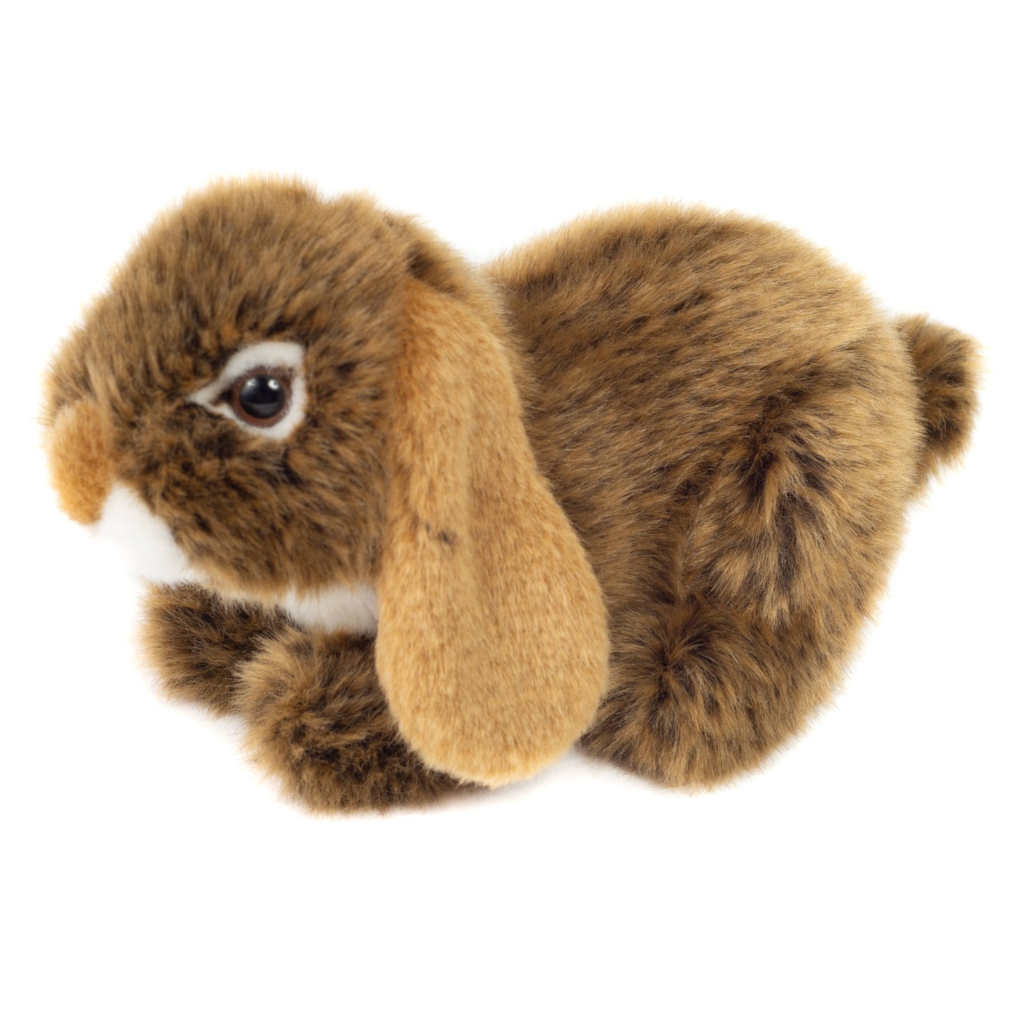 Floppy-Eared Brown Rabbit Soft Plush