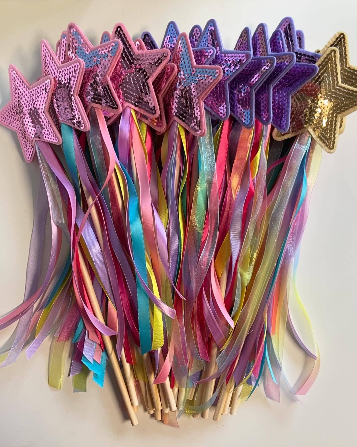 Fairy Princess Ribbon Wand (Asstd)