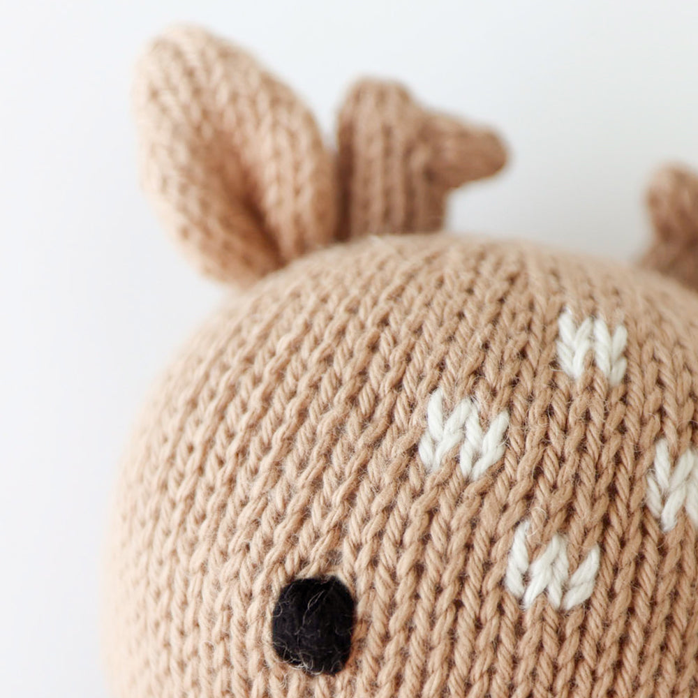 Baby Fawn Hand Knit Doll - Cuddle + Kind