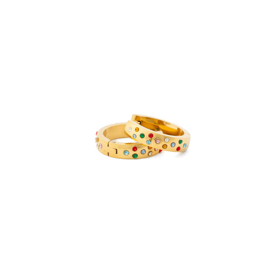 Confetti Hoop Earring