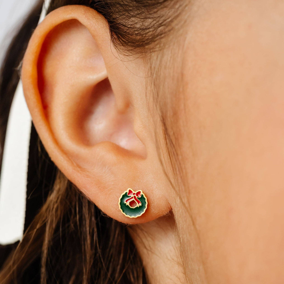 Wreath Stud Earrings
