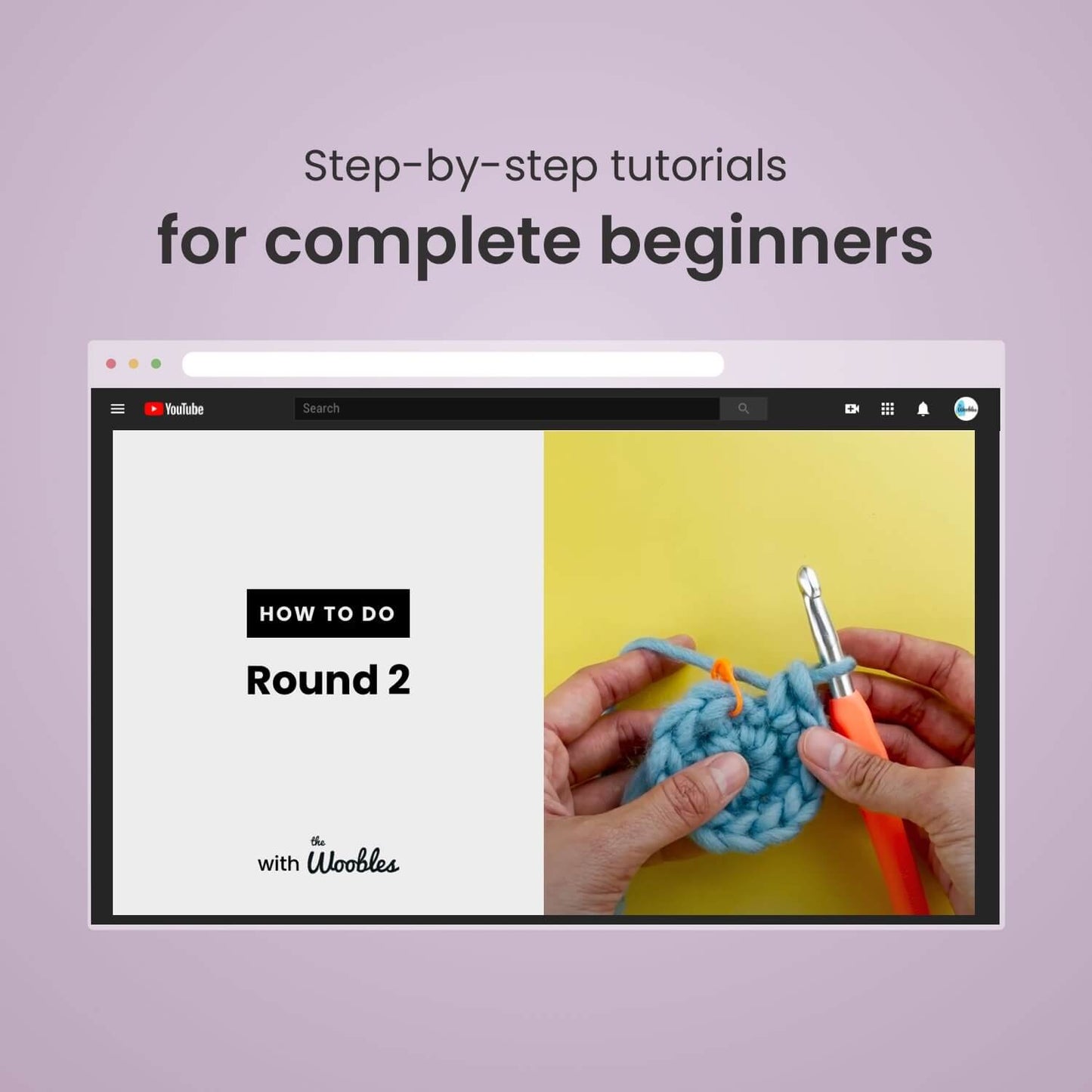 The Woobles Pierre the Penguin Beginner Crochet Kit