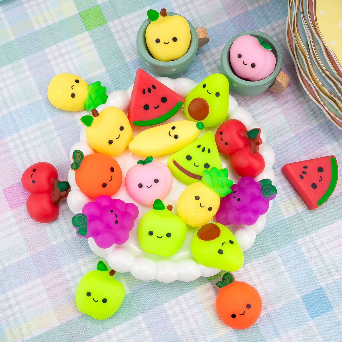 Fruit Mochi Mini Squishy