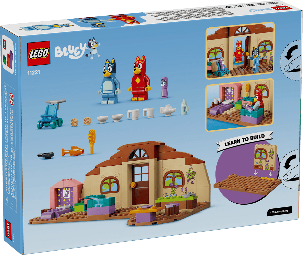 LEGO School with Rusty and Bluey