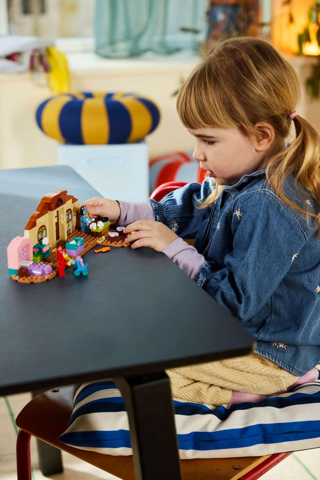 LEGO School with Rusty and Bluey
