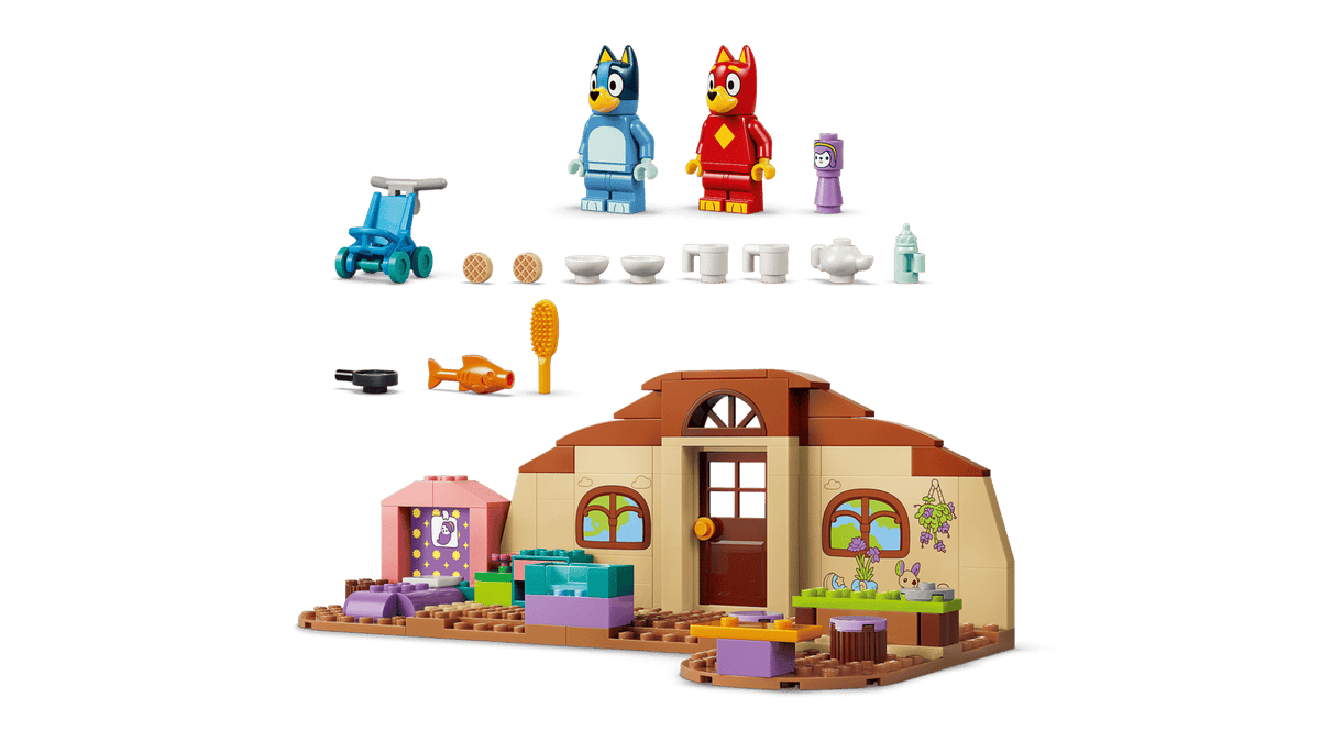 LEGO School with Rusty and Bluey