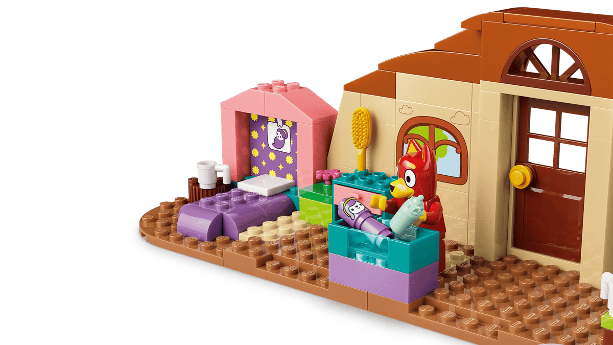 LEGO School with Rusty and Bluey