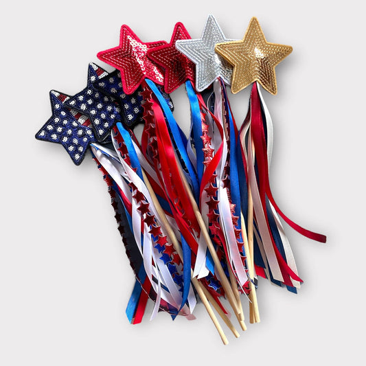 Patriotic Ribbon Wand (Asstd)