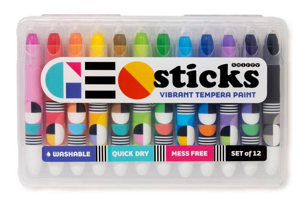 Geo Sticks Bright Tempera Paint