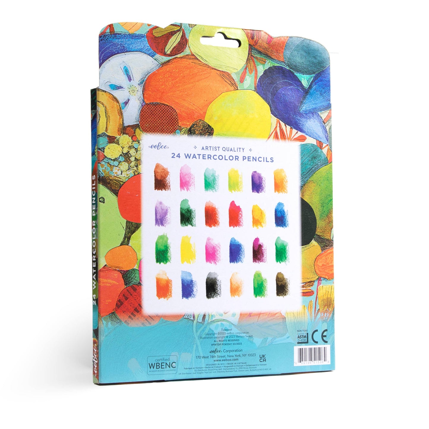 Tidepool 24 Watercolor Pencils by eeBoo