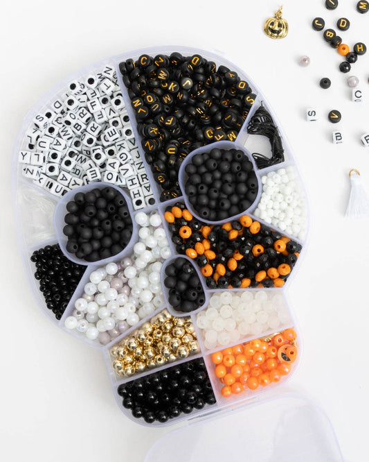 Halloween Skull DIY Letter Bead Kit