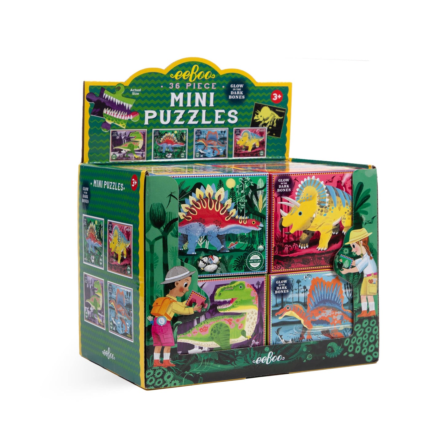 Glow in the Dark Dino Mini Puzzle