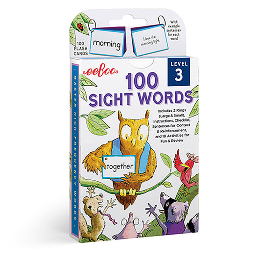 100 Sight Words Level 3 Flash Cards