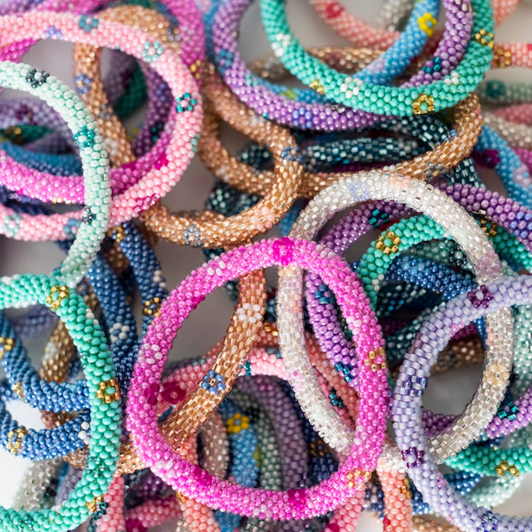 Adult Rollies® Bracelet, Flower Power (Single)