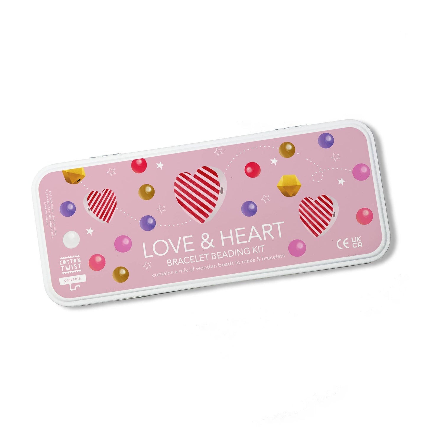 Love & Hearts Bracelet Bead Kit