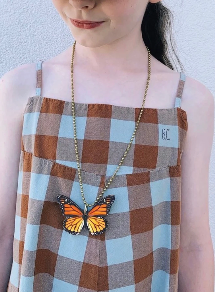 Monarch Butterfly Necklace by Gunner & Lux