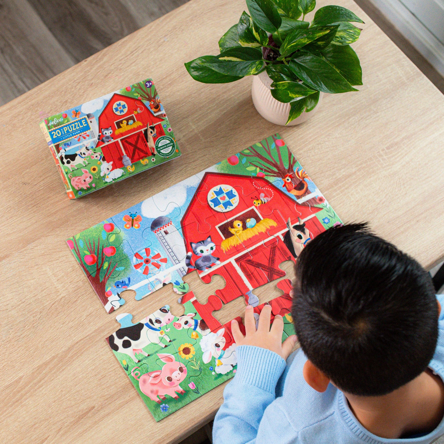 Little Farm 20 Piece Rectangular Puzzle