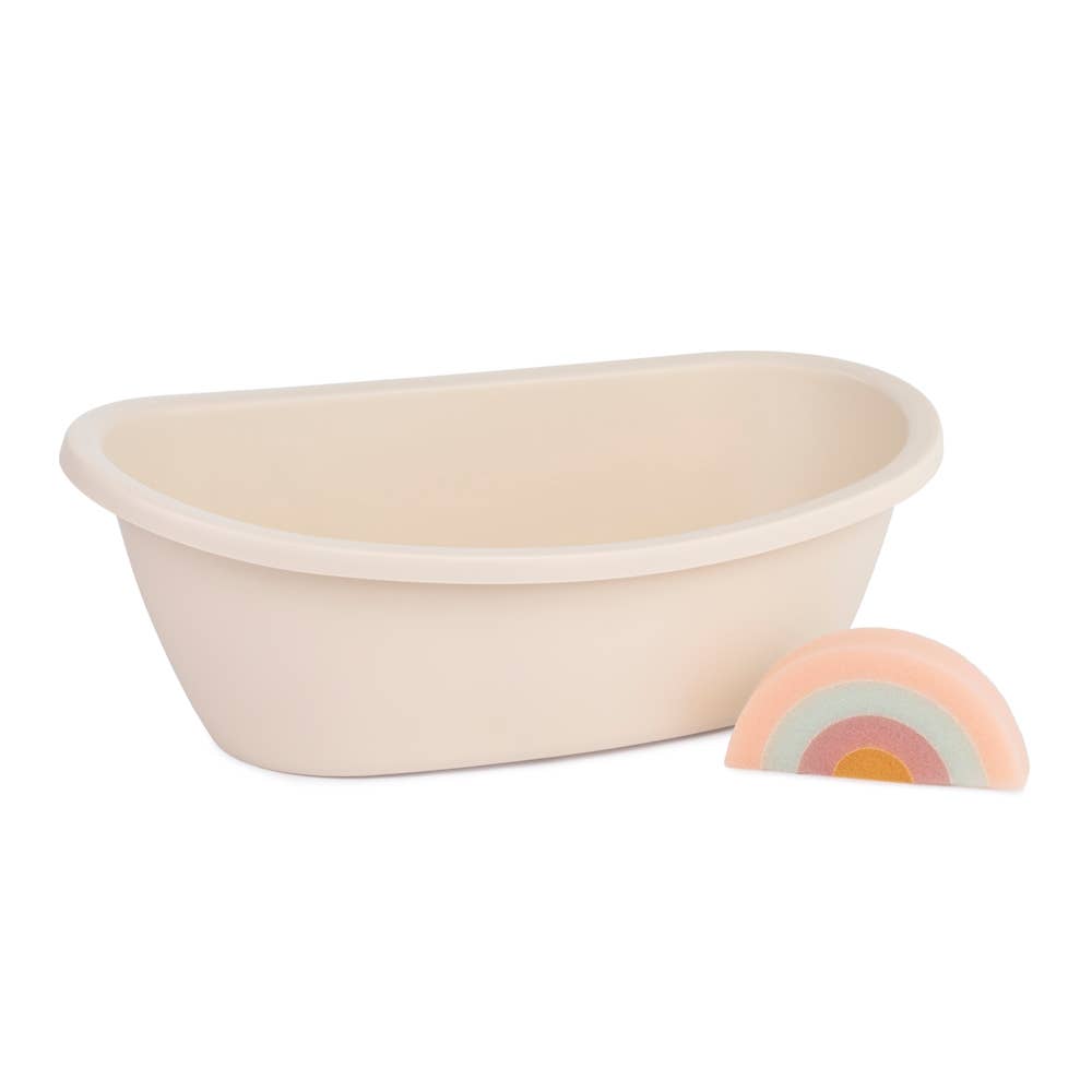 Miniland Bathtub and Rainbow Sponge Set