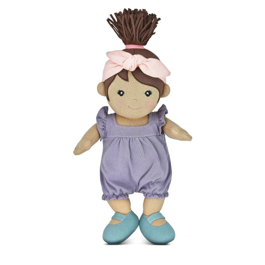 Apple Park Kids Doll - Paloma in Lavender