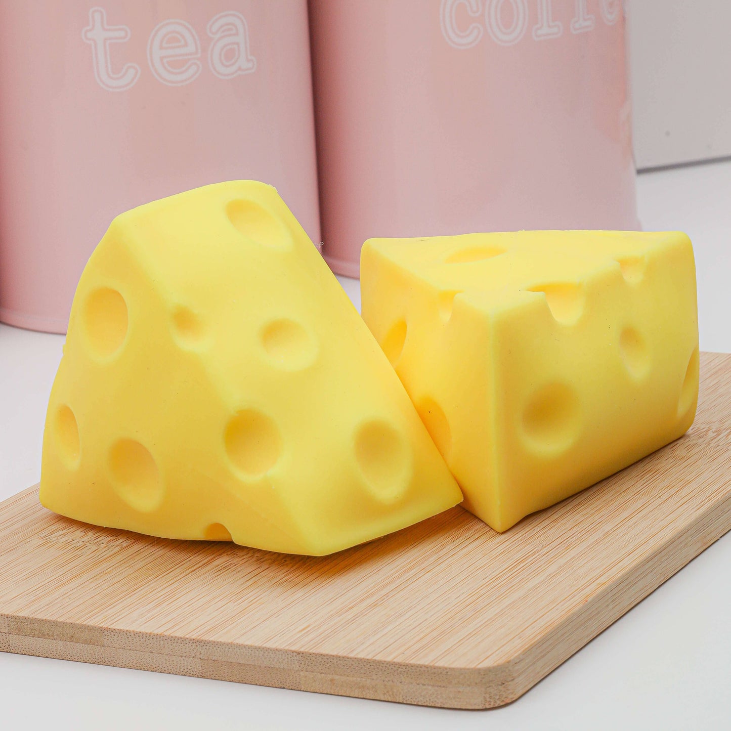 So Cheesy! Cheese Shaped Squishy Stress Toy by Kawaii Slime Company