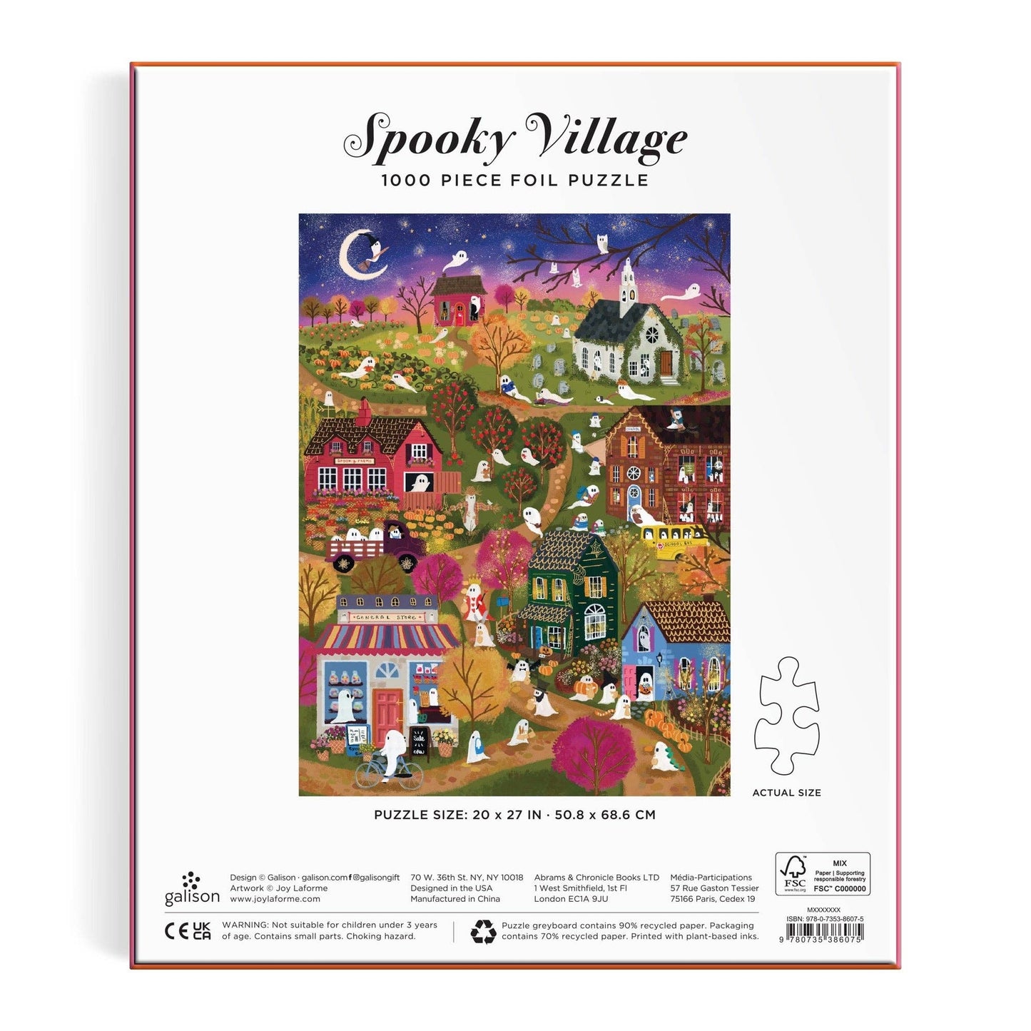Spooky Village Foil Puzzle