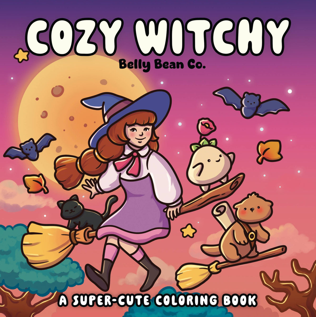 Cozy Witchy Coloring Book