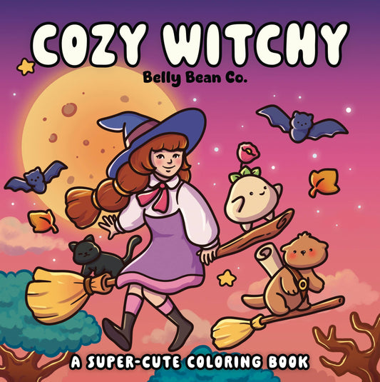 Cozy Witchy Coloring Book