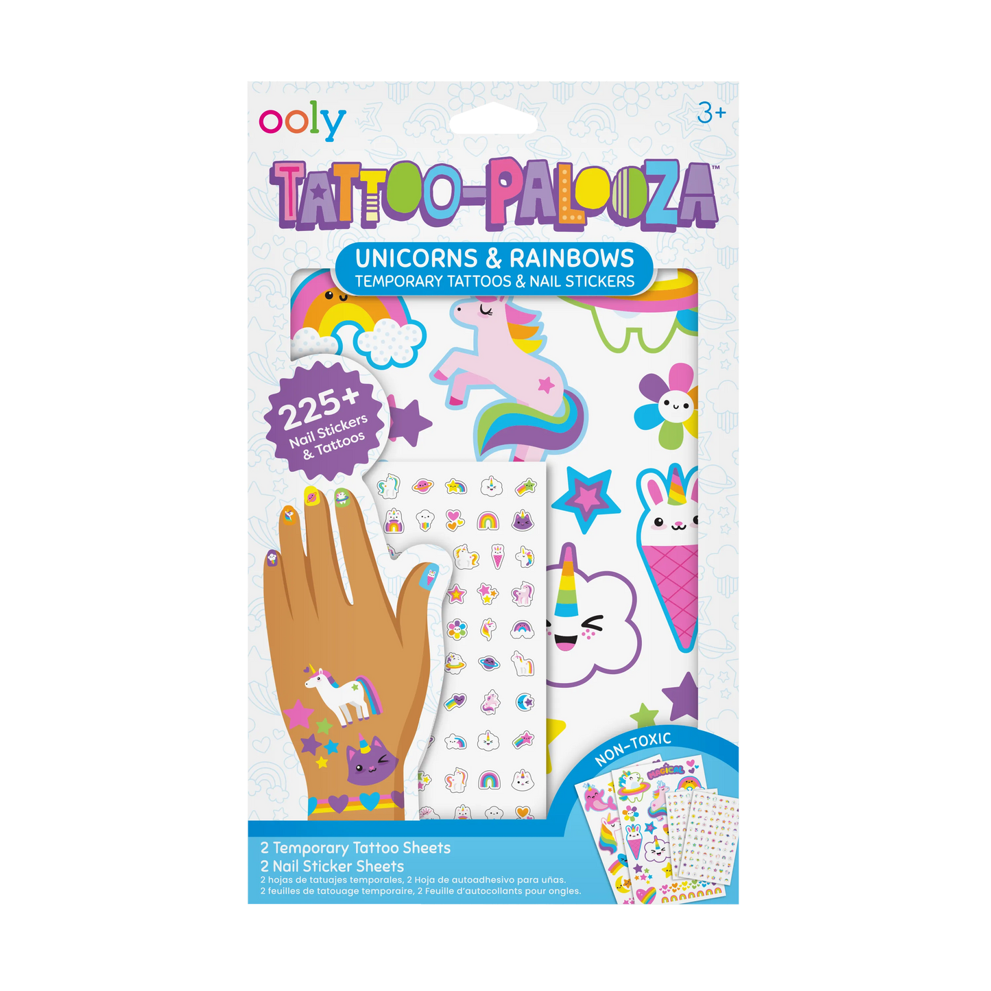 Tattoo Palooza: Temporary Tattoos & Nail Stickers, Unicorns