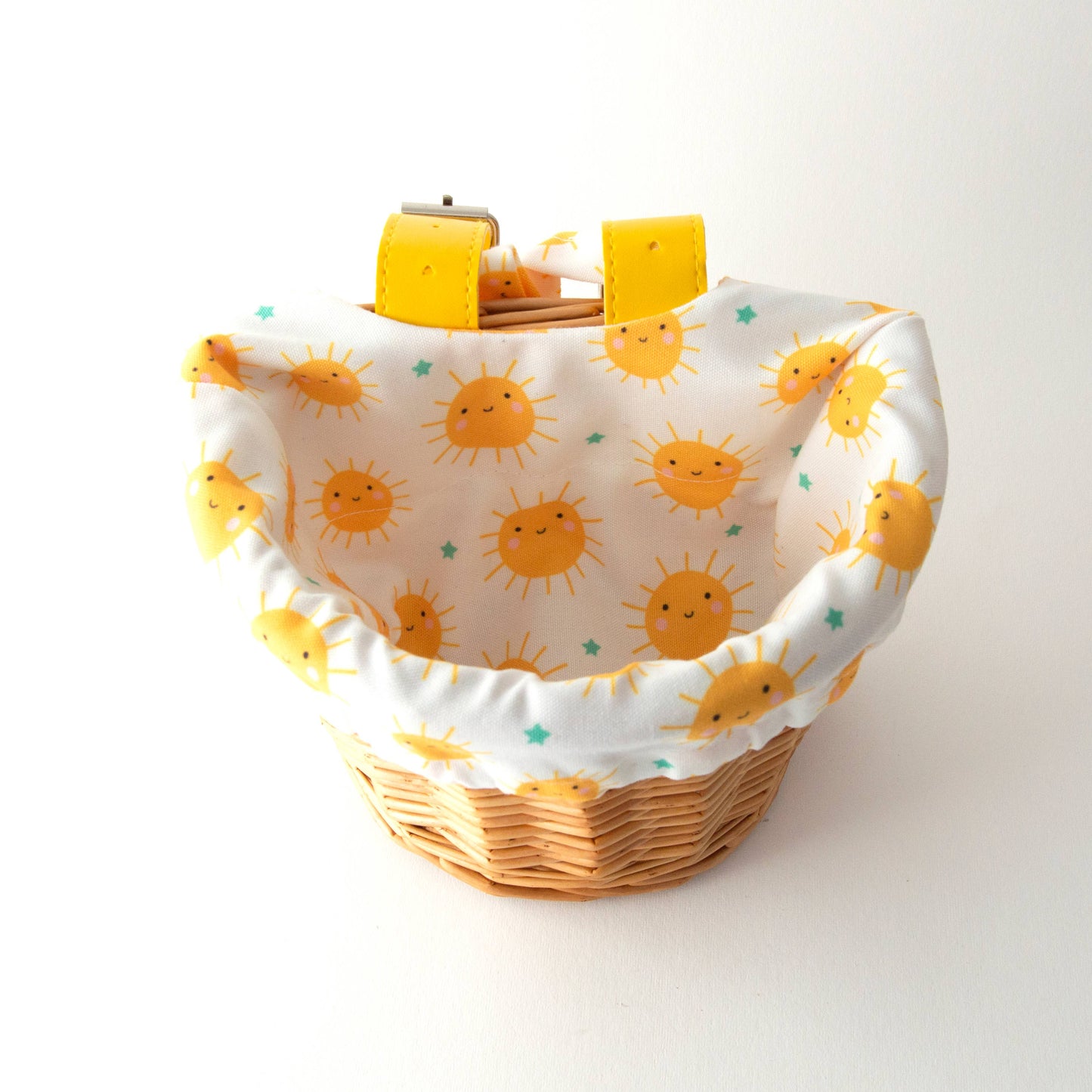 Kids Wicker Basket with Sunshine Liner