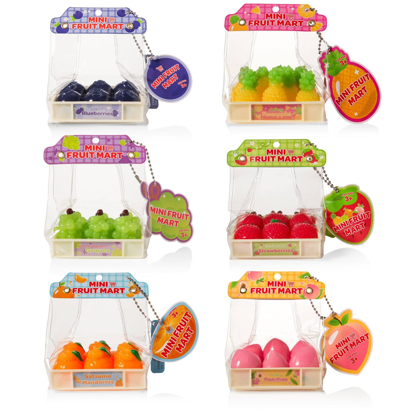 Mini Fruit Mart Taba Squishy (Assorted Fruits)