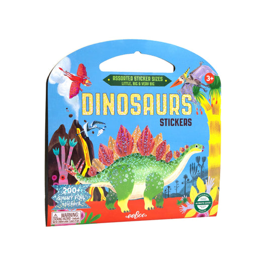 Dinosaurs Shiny Sticker Book by eeBoo