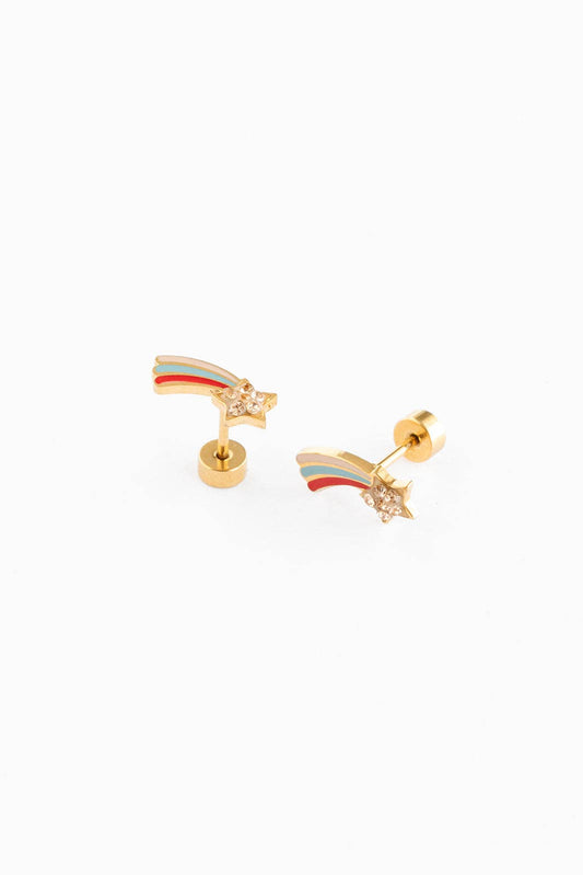 Shooting Star Stud Earring